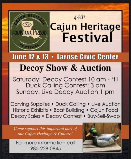 Cajun Heritage Festival is Every Hunter’s Dream The Times of Houma