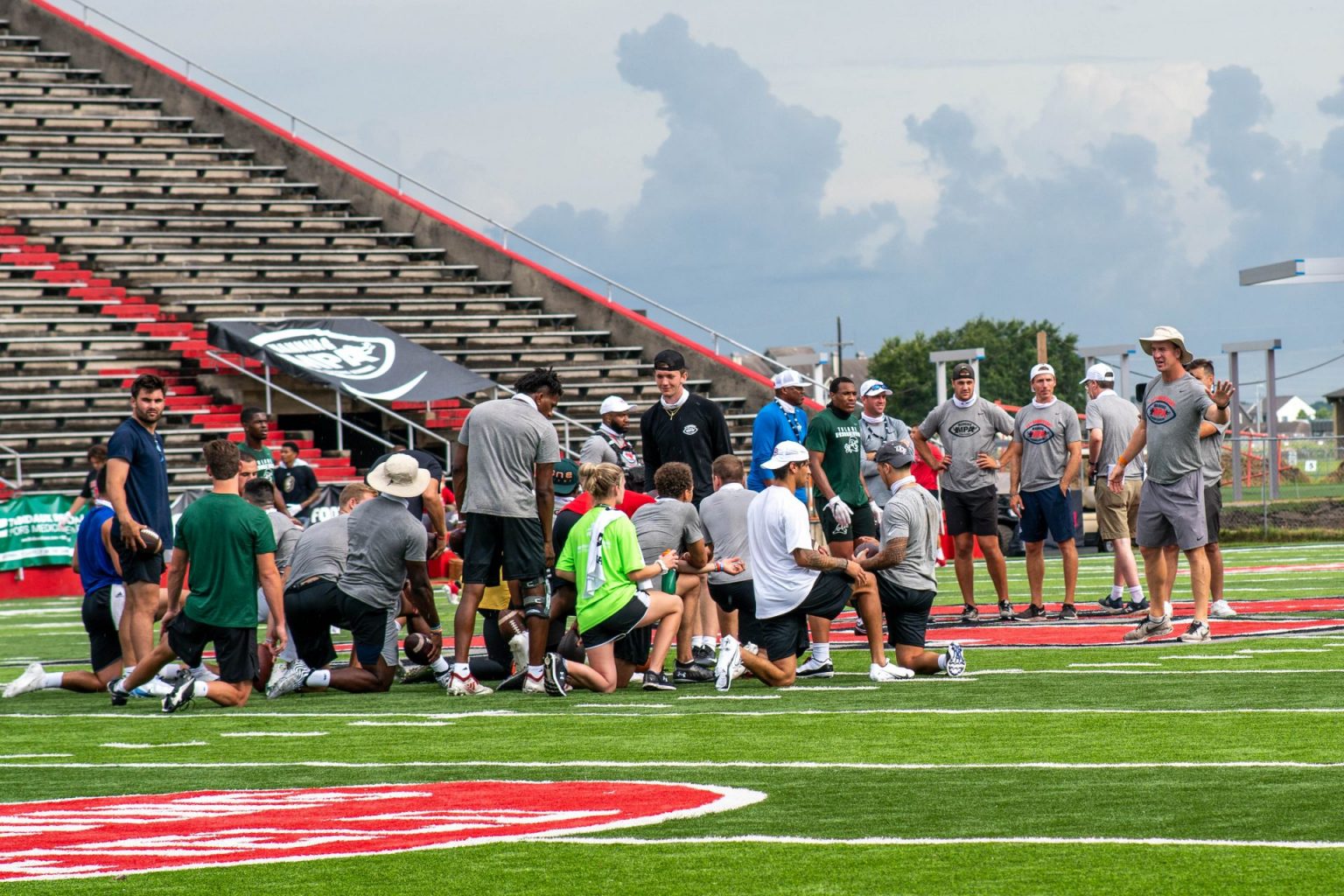 Gallery Manning Passing Academy Friday Drills The Times of Houma